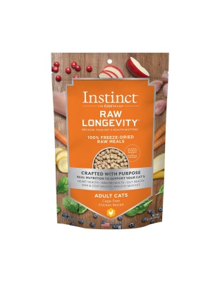 Natures Variety Raw Longevity Cat Freeze Dried Meals 1.5oz. Chicken (Case of 24)