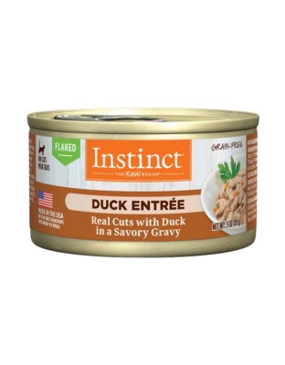 Natures Variety Instinct Cat Can 3oz. Duck Flaked (Case of 24)