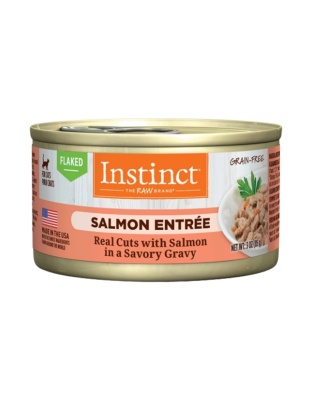 Natures Variety Instinct Cat Can 3oz. Salmon Flaked (Case of 24)