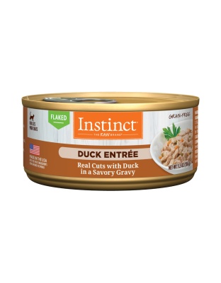 Natures Variety Instinct Cat Can 5.5oz. Duck Flaked (Case of 12)