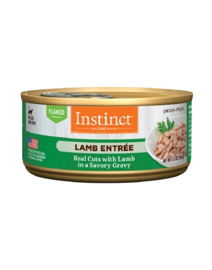 Natures Variety Instinct Cat Can 5.5oz. Lamb Flaked (Case of 12)