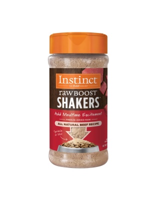 Natures Variety Instinct Raw Boost Shakers Dog Freeze-dried 5.5oz. Beef Topper