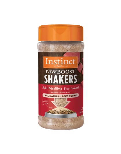 Natures Variety Instinct Raw Boost Shakers Dog Freeze-dried 5.5oz. Beef Topper