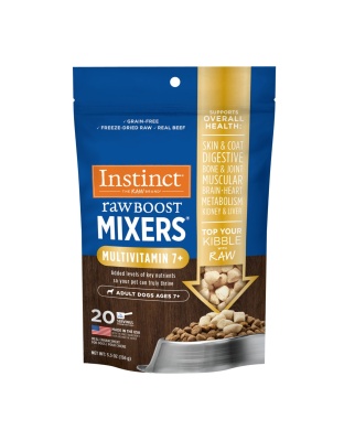 Natures Variety Raw Boost Mixers Dog Freeze-dried 5.5oz. Multivitamin 7+ Beef