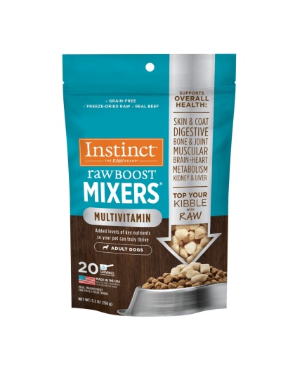 Natures Variety Raw Boost Mixers Dog Freeze-dried 5.5oz. Multivitamin Beef