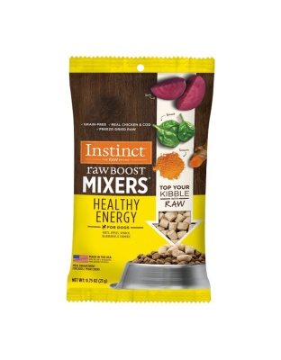 Natures Variety Raw Boost Mixers Dog Freeze-dried .75oz. Healthy Energy Chicken/COD (Case of 8)