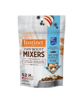 Natures Variety Instinct Raw Boost Mixers Cat Freeze-dried 5oz. Alaskan Pollock Topper
