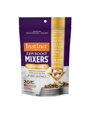 Natures Variety Raw Boost Mixers Cat Freeze-dried 5.5oz. Multivitamin 7+ Beef