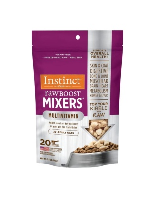 Natures Variety Raw Boost Mixers Cat Freeze-dried 5.5oz. Multivitamin Beef