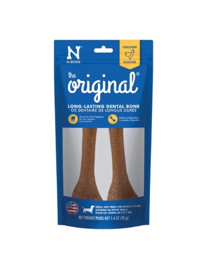 N-Bone The Original Long-Lasting Dental Bone Chicken 1ea/1.4 oz, 2 pk, SM
