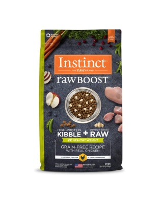 Natures Variety Instinct Dog Raw Boost Healthy Weight Chicken 20Lb Grainfree