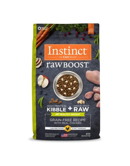 Natures Variety Instinct Dog Raw Boost Healthy Weight Chicken 20Lb Grainfree