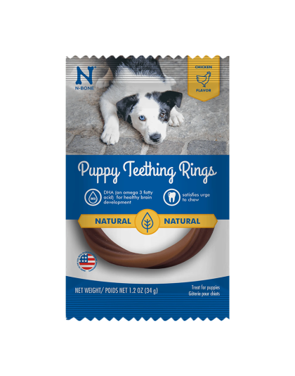 N-Bone Puppy Teething Rings Chicken 1ea/1.2 oz, Single