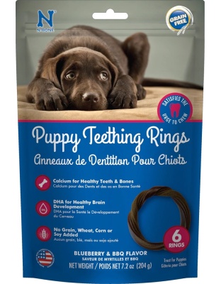 Nbone Dog Teeth Ring Grain Free Bbq 3Pk