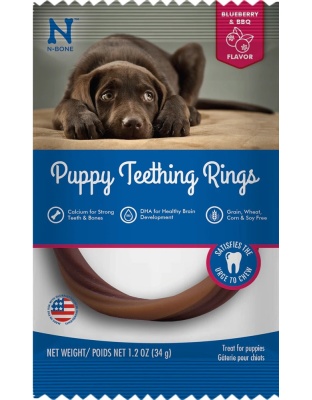 Nbone Dog Teeth Ring Grain Free Bbq Single