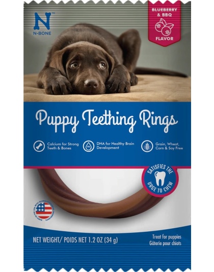 Nbone Dog Teeth Ring Grain Free Bbq Single