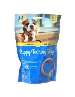 N-Bone Puppy Teething Rings Chicken 1ea/7.2 oz, 6 pk
