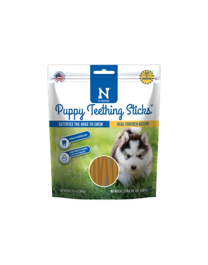 N-Bone Puppy Teething Sticks Chicken 1ea/3.74 oz, Regular