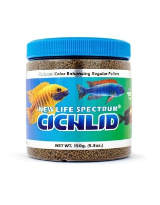 New Life Spectrum Cichlid Sinking Pellets Fish Food 1ea/5.3 oz, Regular