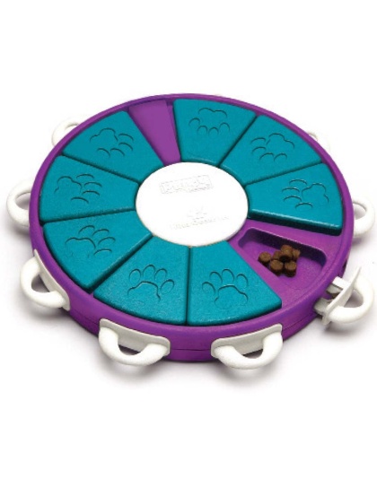 Nina Ottosson Twister Interactive Dog Toy Purple 1ea/LG, 13.25 in