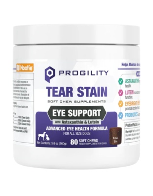 Nootie Dog Progility Tear Stain & Eye Support Chew 80 Count