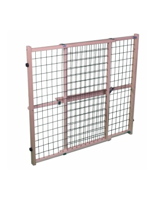 North States Wire Mesh Petgate Extra-Wide Natural Finish 1ea/32 in