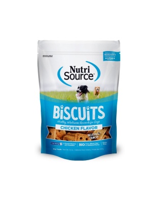 Nutrisource Dog Grain Free Biscuits Chicken 14oz.