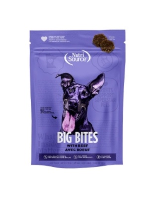 Nutrisource Dog Big Bites Grain Free Beef 14Oz