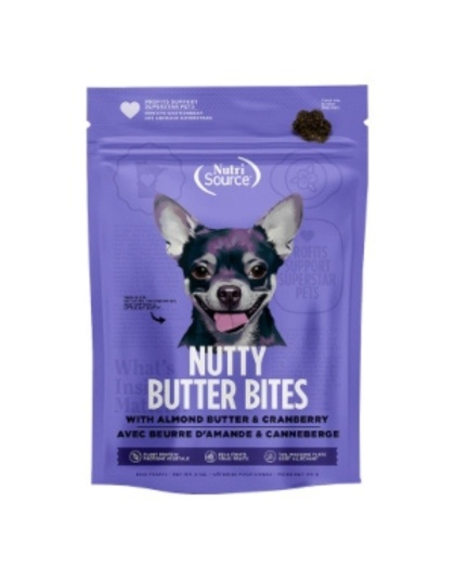 Nutrisource Dog Butter Bites Cranberry 6Oz