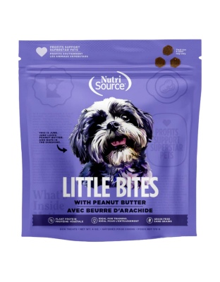 Nutrisource Dog Little Bites Grain Free Peanut Butter 6Oz