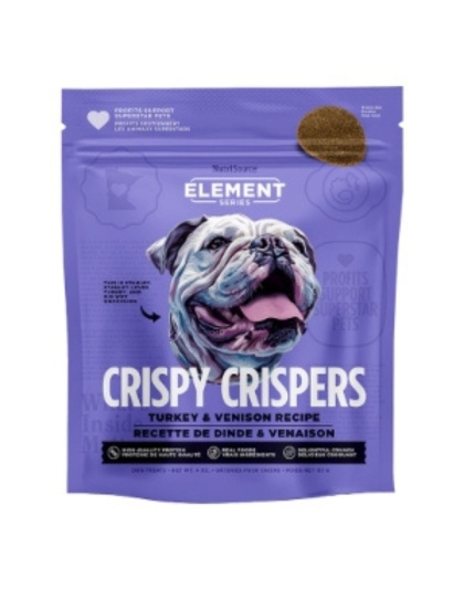 Nutrisource Dog Element Series Crispers Turkey Venison 4Oz