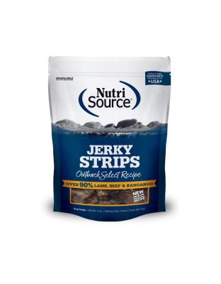 Nutrisource Dog Jerky Treat Outback 4oz.