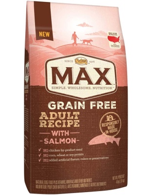 Nutro Max Adult Grain Free Recipe With Salmon Dry Dog Food 4 Pounds