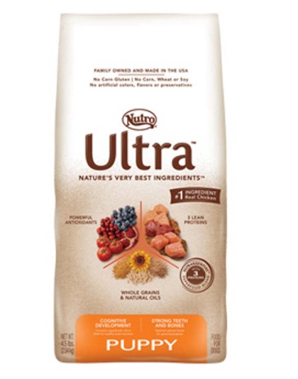 Nutro Products Ultra High Protein Puppy Dry Dog Food Trio of Proteins from Chicken, Lamb, and Salmon 1ea/15 lb