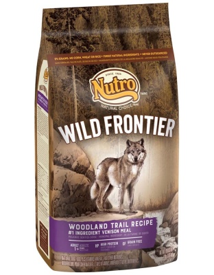 Nutro Wild Frontier Adult Woodland Trail Recipe Grain Free Venison Meal Dry Dog Food 4 Pounds