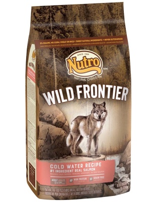 Nutro Wild Frontier Adult Cold Water Recipe Grain Free Salmon Dry Dog Food 4 Pounds