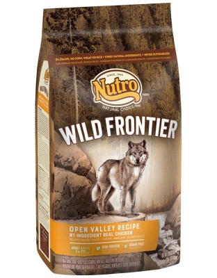 Nutro Wild Frontier Adult Open Valley Recipe Grain Free Chicken Dry Dog Food 4 Pounds