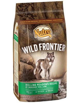 Nutro Wild Frontier Adult Rolling Meadows Recipe Grain Free Lamb Dry Dog Food 4 Pounds