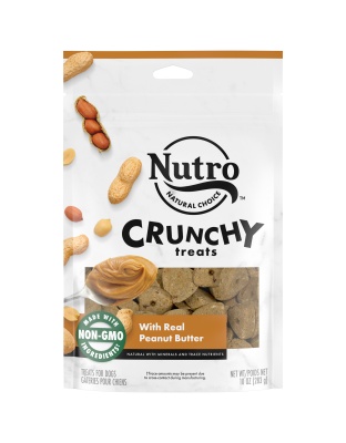 Nutro Products Crunchy Dog Treats Peanut Butter 1ea/10 oz