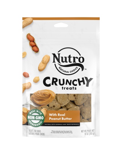Nutro Products Crunchy Dog Treats Peanut Butter 1ea/10 oz