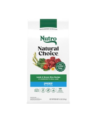 Nutro Products Natural Choice Dry Puppy Food Lamb  Brown Rice, 1ea/4.5 lb