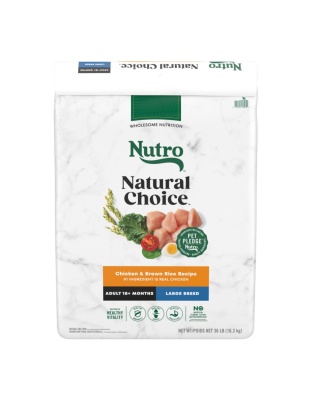 Nutro Products Natural Choice Large Breed Adult Dry Dog Food Chicken  Brown Rice, 1ea/36 lb