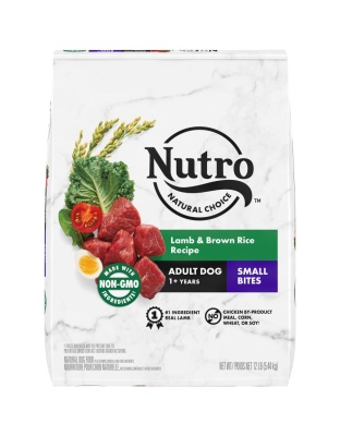 Nutro Products Natural Choice Small Bites Adult Dry Dog Food Lamb & Brown Rice 1ea/12 lb