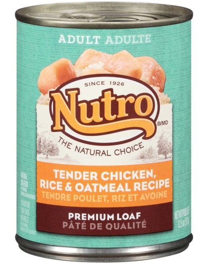 Nutro Products Premium Loaf Adult Wet Dog Food Chicken, Potato, Carrot & Pea 12.5oz. (Case of 12)