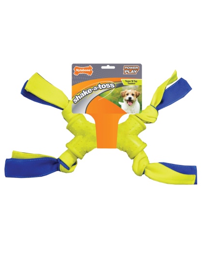 Nylabone Power Play Interactive Dog Toy Shake-a-Toss 1ea/SMall/Regular - Up To 25 Ibs.