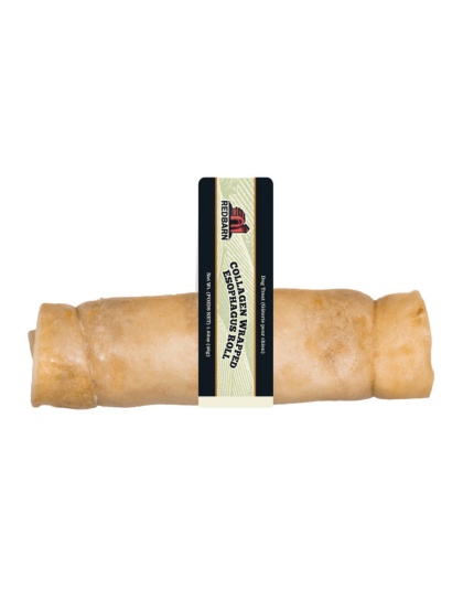 Redbarn Pet Products Redbarn Collagen Wrapped Esophagus Roll Dog Treat 25ea/MD, 25 ct