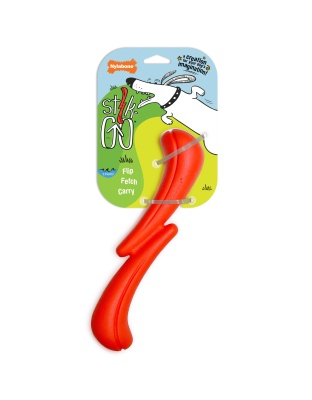 Nylabone Creative Play Stik-GO Dog Fetch Toy Red 1ea/Large/Giant - Up To 50 lb