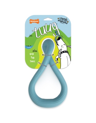 Nylabone Creative Play Tuug Dog Tug Toy Blue 1ea/Large/Giant - Up To 50 lb