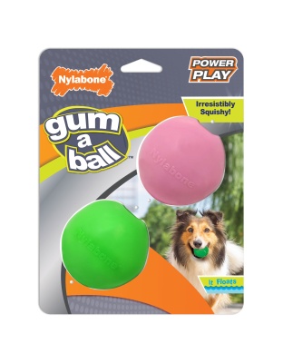 Nylabone Power Play Gum-a-Ball Toy for Dogs 1ea