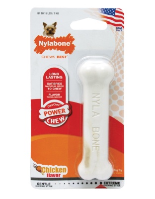 Nylabone Power Chew Dog Toy Chicken 1ea/XS/Petite - Up To 15 lb